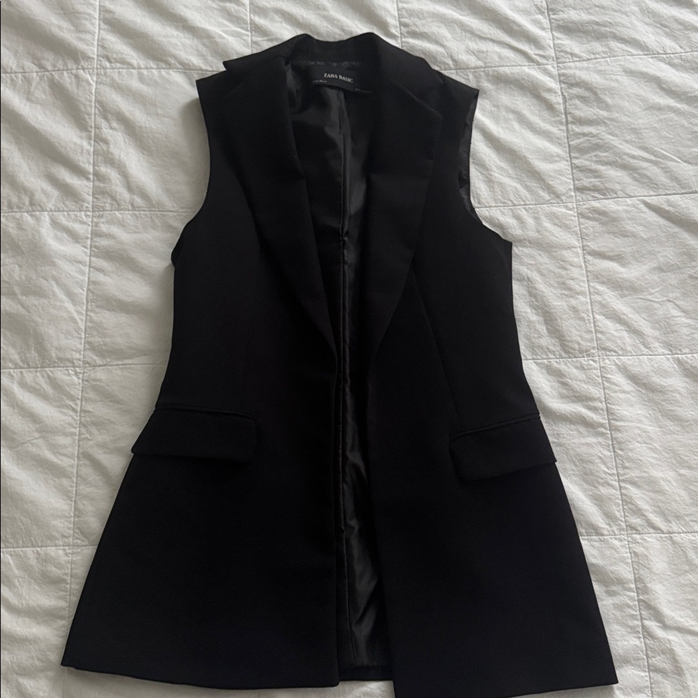 Zara Sleeveless Blazer Vest